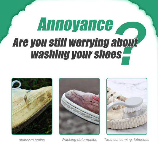 GDBadais Shoes Stain Removal Yellow Gel, Remove Oxidation To Clean Stains Yellow Edge Wash Free Gel Small White Shoes
