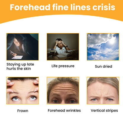 GDBadais Forehead Wrinkle Patch, Lifts Lightens And Smooths Forehead Wrinkles Facial Skin Forehead Patch