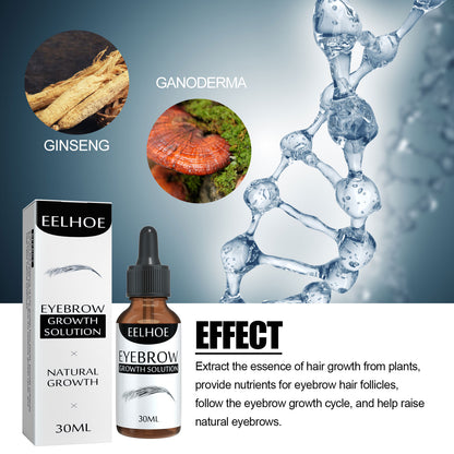 GDBadais Eyebrow Liquid Dark Thick Natural Oil Eyebrow Repair Mild Moisturizing Treatment
