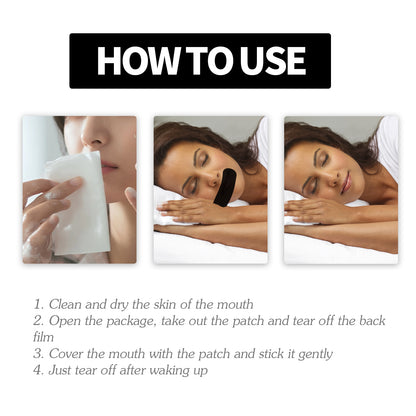 GDBadais Anti-Snoring Patch Open Mouth Breathing Close Mouth Anti-Snoring Care For Sleeping Adults Anti-Snoring Patch