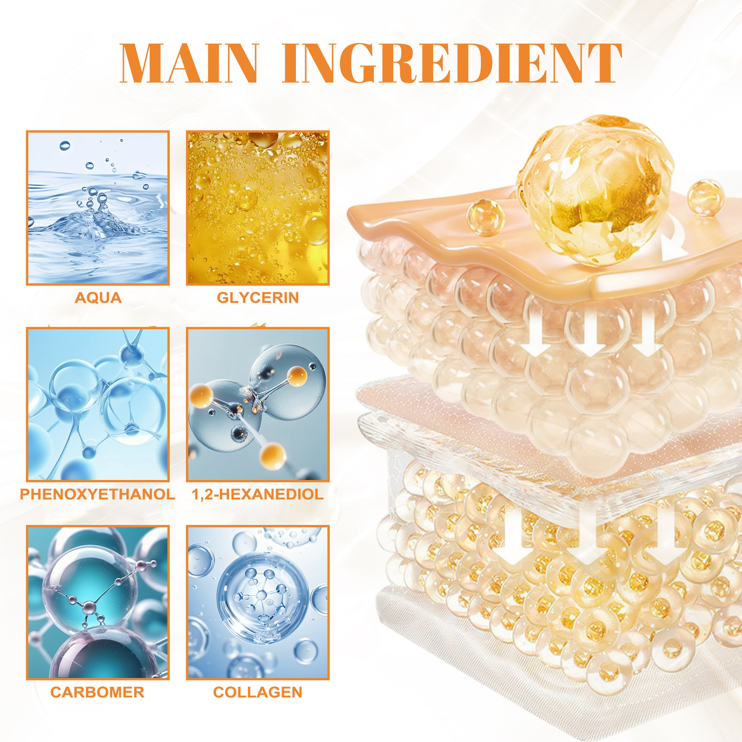 GDBadais Collagen Eye Mask Collagen Essence Soft Skin Lifting Elastic Moisture Crystal Eye Mask