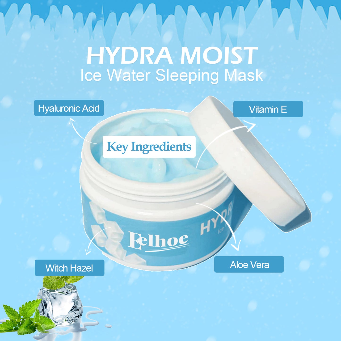 GDBadais Hydrating And Moisturizing Sleep Mask, Moisturizes Skin To Repair Face Dry Dark Spots Mask