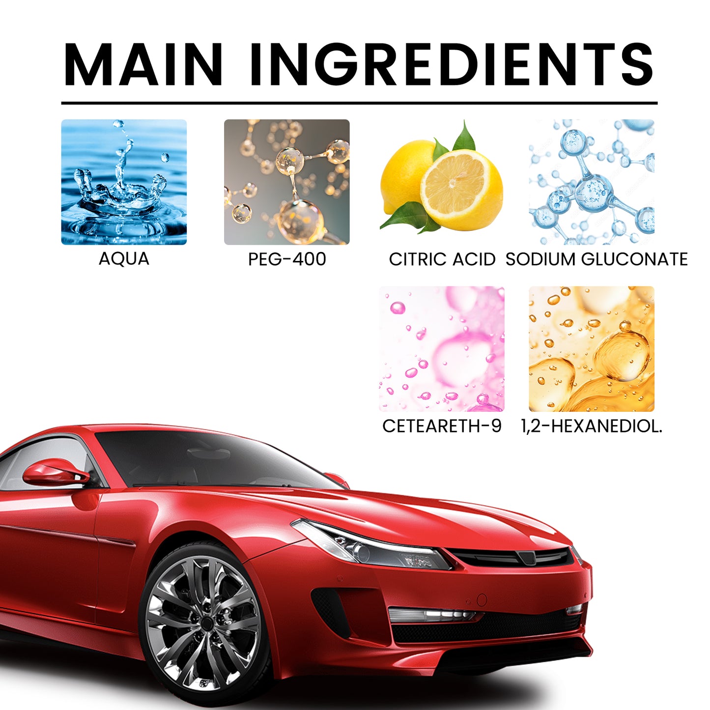 GDBadais Iron Remover Spray, Vehicle Rust Polishing Cleaning Decontamination Care Multi-Purpose Maintenance Agent