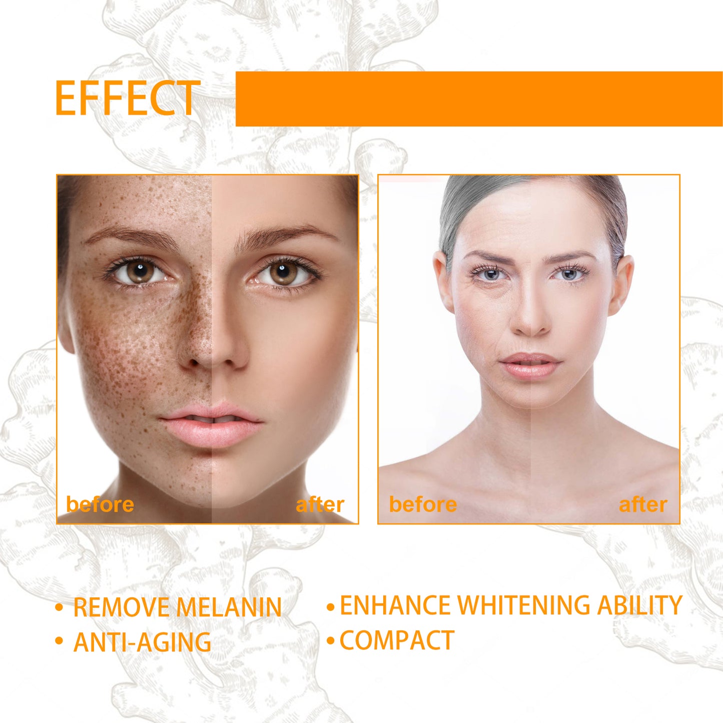 GDBadais Turmeric Essential Oil Skin Firming Skin Care Gentle Care Moisturizing Facial Essential Oil
