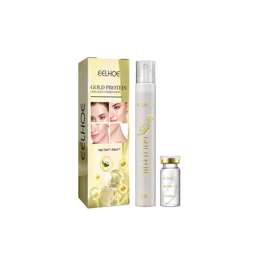 GDBadais Protein Line Firming And Lifting Set, Face Smoothing Fine Lines Shaping And Firming Skin Moisturizing Serum