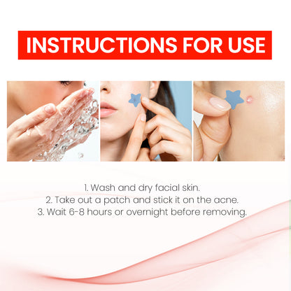 GDBadais Pimples Patch, Repair Pockmarks Lighten Pimples Blemishes Cover Pimples