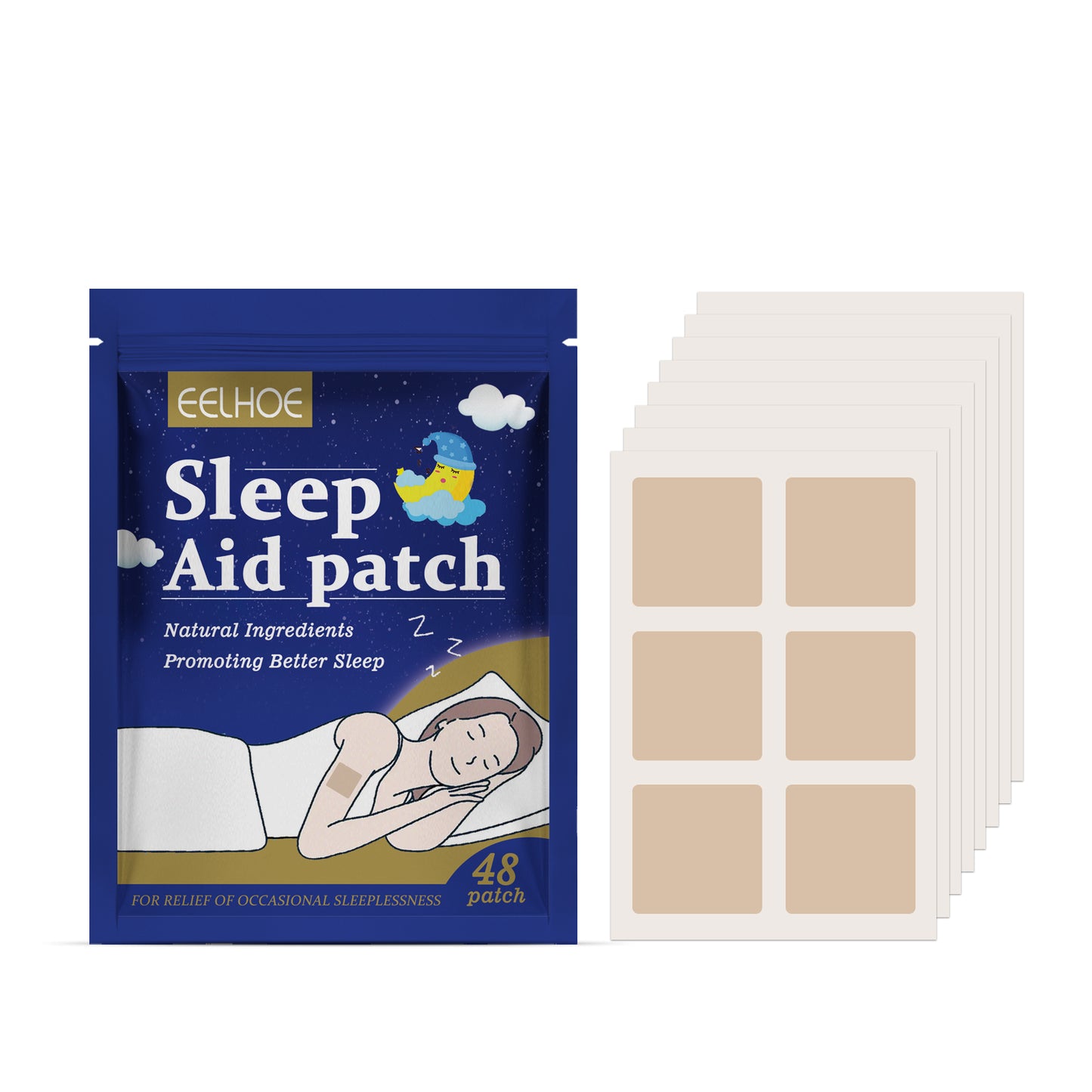 GDBadais Sleep Patch Soothes The Body Improves Sleep Comfort Pamper Sleeping Body Patch