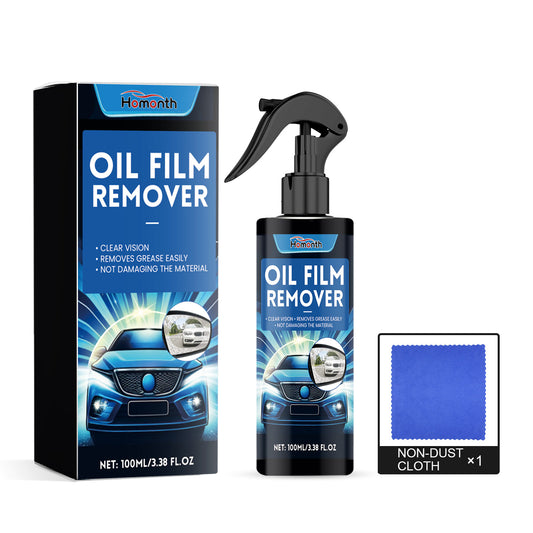 GDBadais Windshield Oil Film Cleaner, Car Windshield Dust Stains Oil Film Clean Liquid