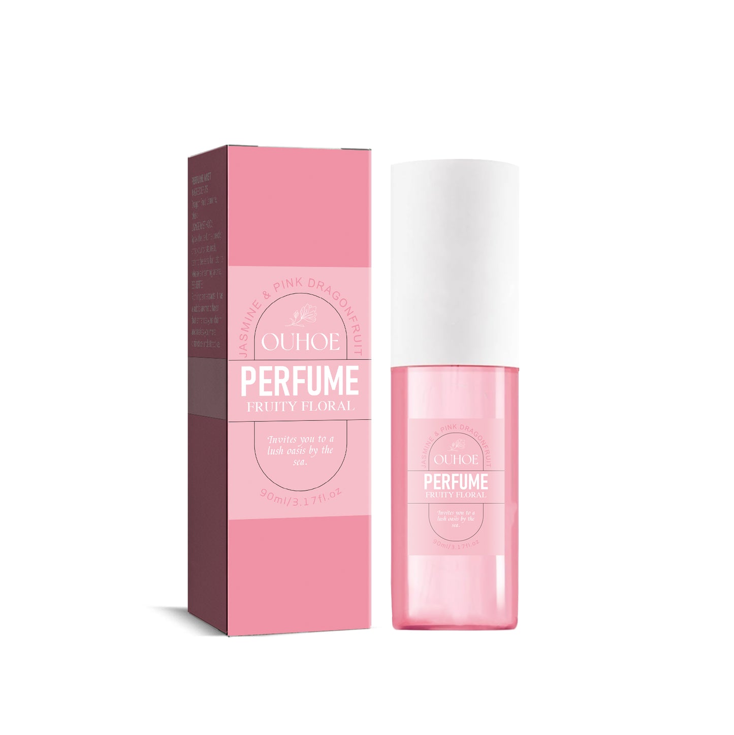 GDBadais Brazilian Perfume, Women Dating Fresh Natural Long-Lasting Fragrance Non-Pungent Floral Body Perfume Spray