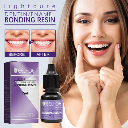 GDBadais Tooth Gem Decorative Glue, DIY Fashionable Jewelry Bonding Teeth Gems Light Cured Adhesive Glue