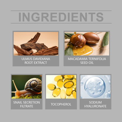 GDBadais Snail Moisturizer, Nourishing And Moisturizing Facial Care Moisturizing Cream To Improve Dull Skin