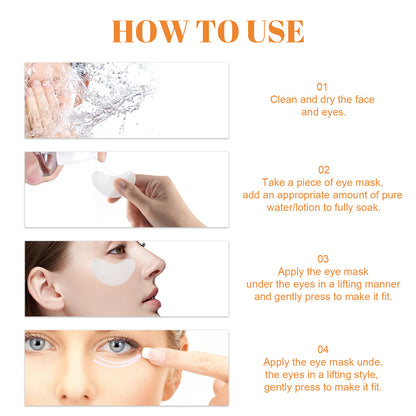 GDBadais Collagen Eye Mask Collagen Essence Soft Skin Lifting Elastic Moisture Crystal Eye Mask
