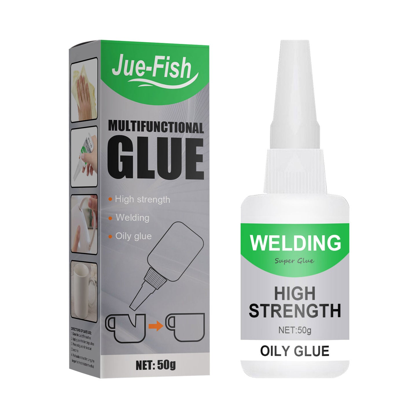 GDBadais Multi-Functional Ceramic Waterproof Transparent Glue, Glass Wood Special Quick-Drying Glue Universal Glue