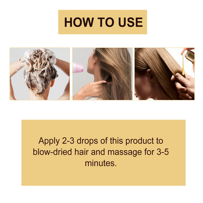 GDBadais Maca Essence Repair Collagen, Repair Bifurcate Improve Hair Moist Smooth The Hair Essence