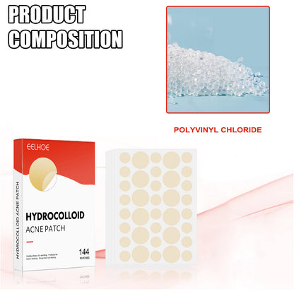 GDBadais Hydrocolloid Acne Patch Face Invisible Makeup Closed Mouth Acne Clear Acne Waterproof Breathable Facial Treatment
