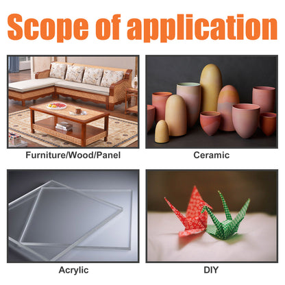 GDBadais Multi-Functional Ceramic Waterproof Transparent Glue, Glass Wood Special Quick-Drying Glue Universal Glue