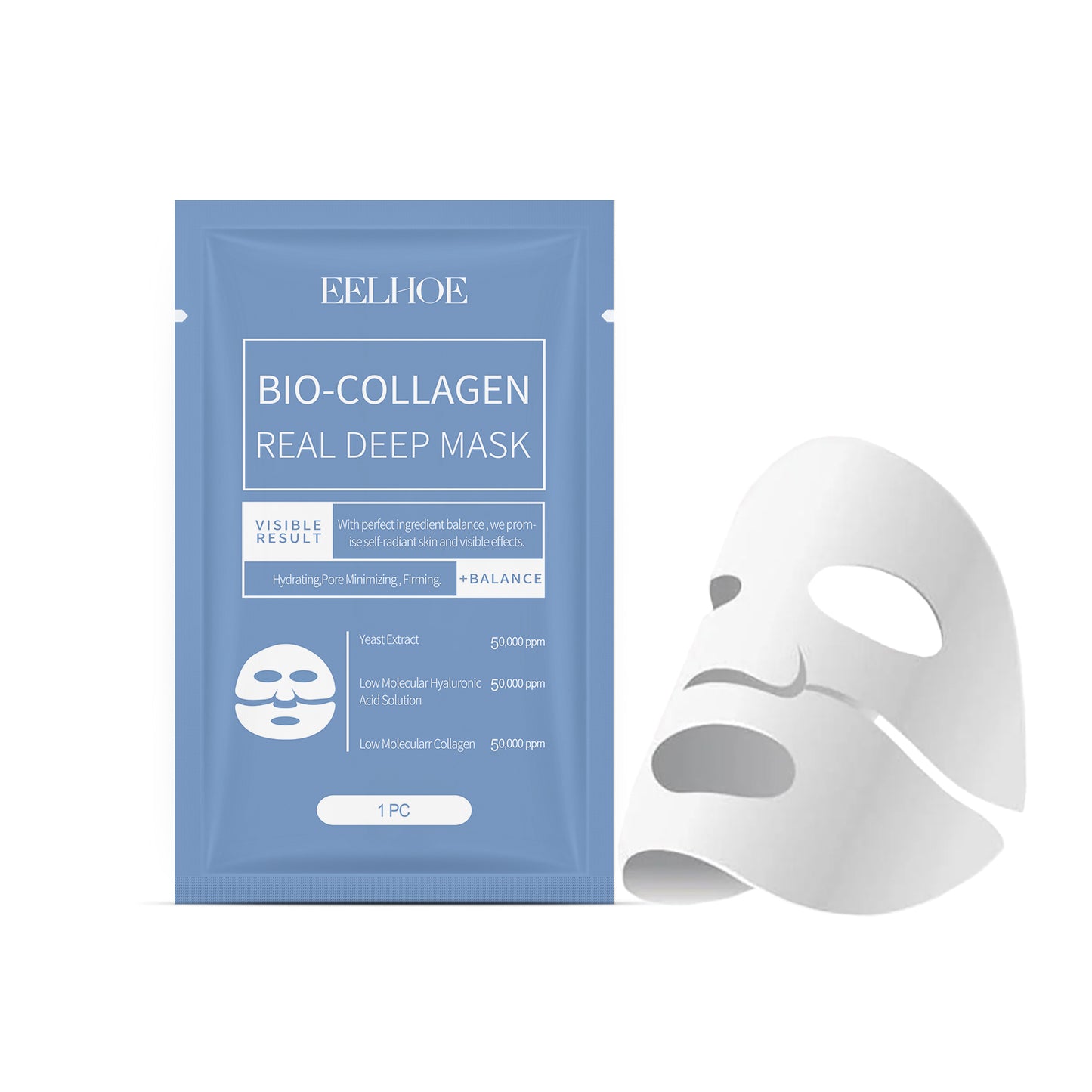 GDBadais Collagen Mask Hydrates And Moisturizes Facial Skin Hydrating And Translucent Collagen Mask