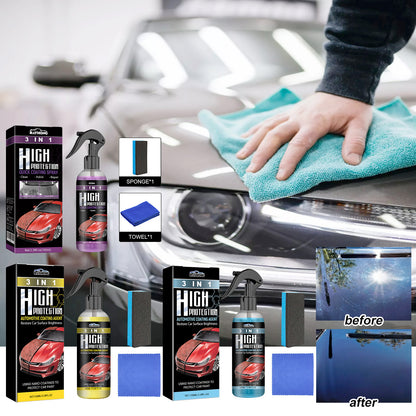 GDBadais Coating Agent 3-In-1 Oil Removal Polishing Protection Repair Scratches Car Paint Cleaning And Maintenance Coating