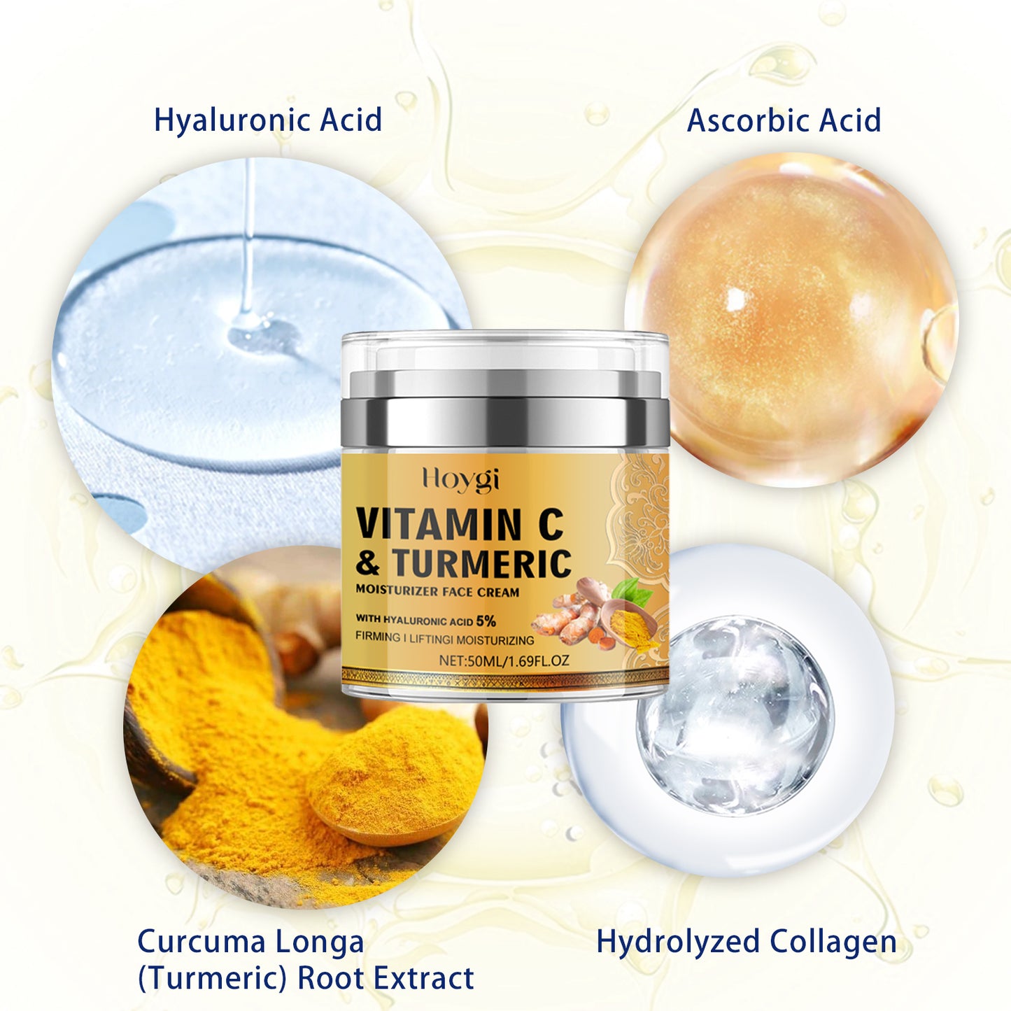 GDBadais Moisturizer Face Cream, Fade Out Fine Lines Bright Skin Firming Shine White Skin Anti-Wrinkle Cream