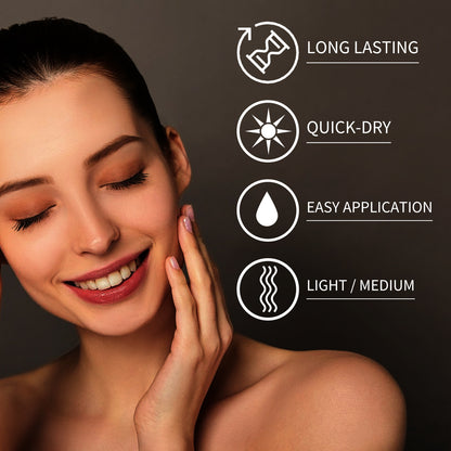 GDBadais Face Self-Tanning Drops, Natural Fashion Wheat Bronzer Moisturizing Skin Anti-Sunburn Solution