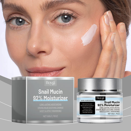 GDBadais Snail Moisturizer, Nourishing And Moisturizing Facial Care Moisturizing Cream To Improve Dull Skin