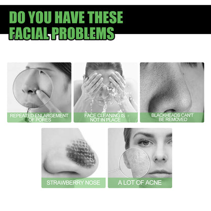 GDBadais Bamboo Charcoal Blackhead Removal Mask, Deep Cleanse Pores And Acne T-Zone Oil Control With A Peel Mask