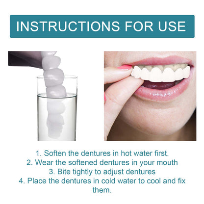 GDBadais Adjustable Buckle Denture, Temporary Fillings Interdental Fillings Orthodontic Denture Kits