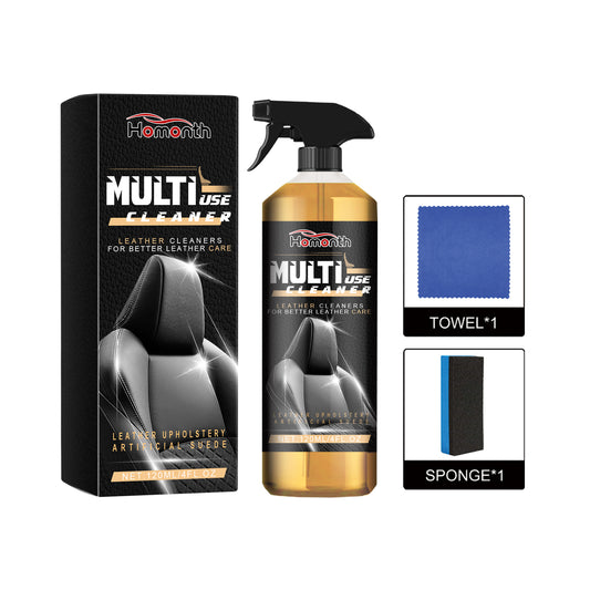 GDBadais Mult-Use Cleaner, Car Interior Leather Maintenance And Renovation Decontamination Cleaning Agent
