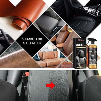 GDBadais Mult-Use Cleaner, Car Interior Leather Maintenance And Renovation Decontamination Cleaning Agent