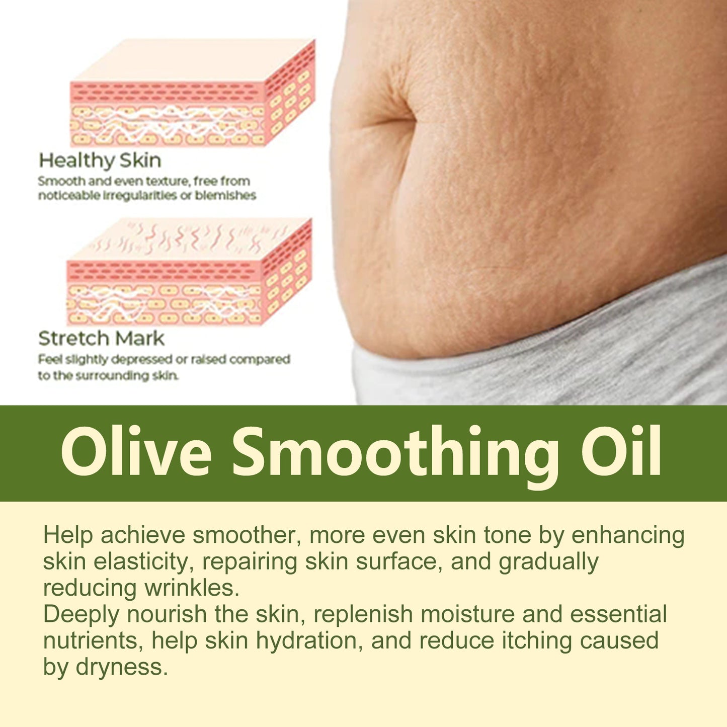 GDBadais Olive Skin Care Oil Gently Moisturizes Tender, Firming And Nourishing Skin Care Oil
