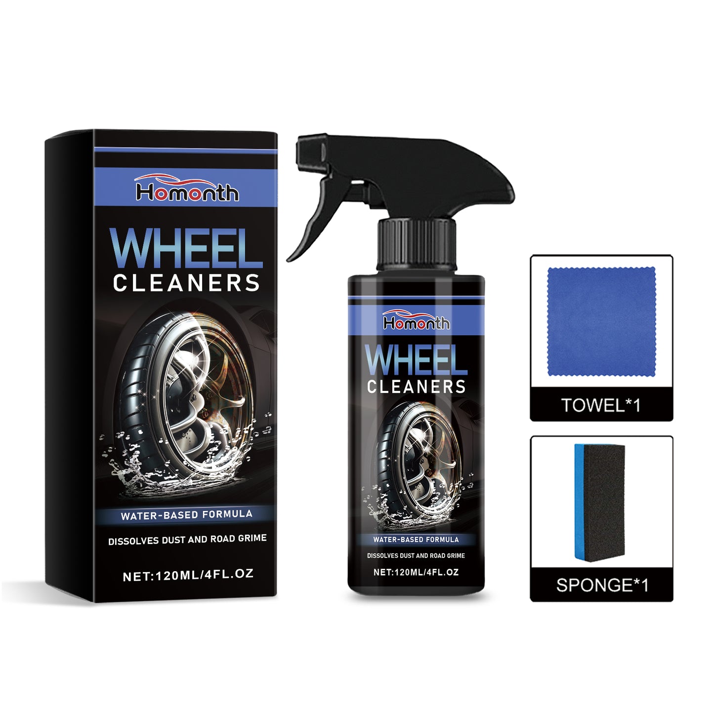 GDBadais Wheel Cleaners, Automobile Tire Hub Cleaning Rust Polishing Refurbishing Maintenance Cleaner