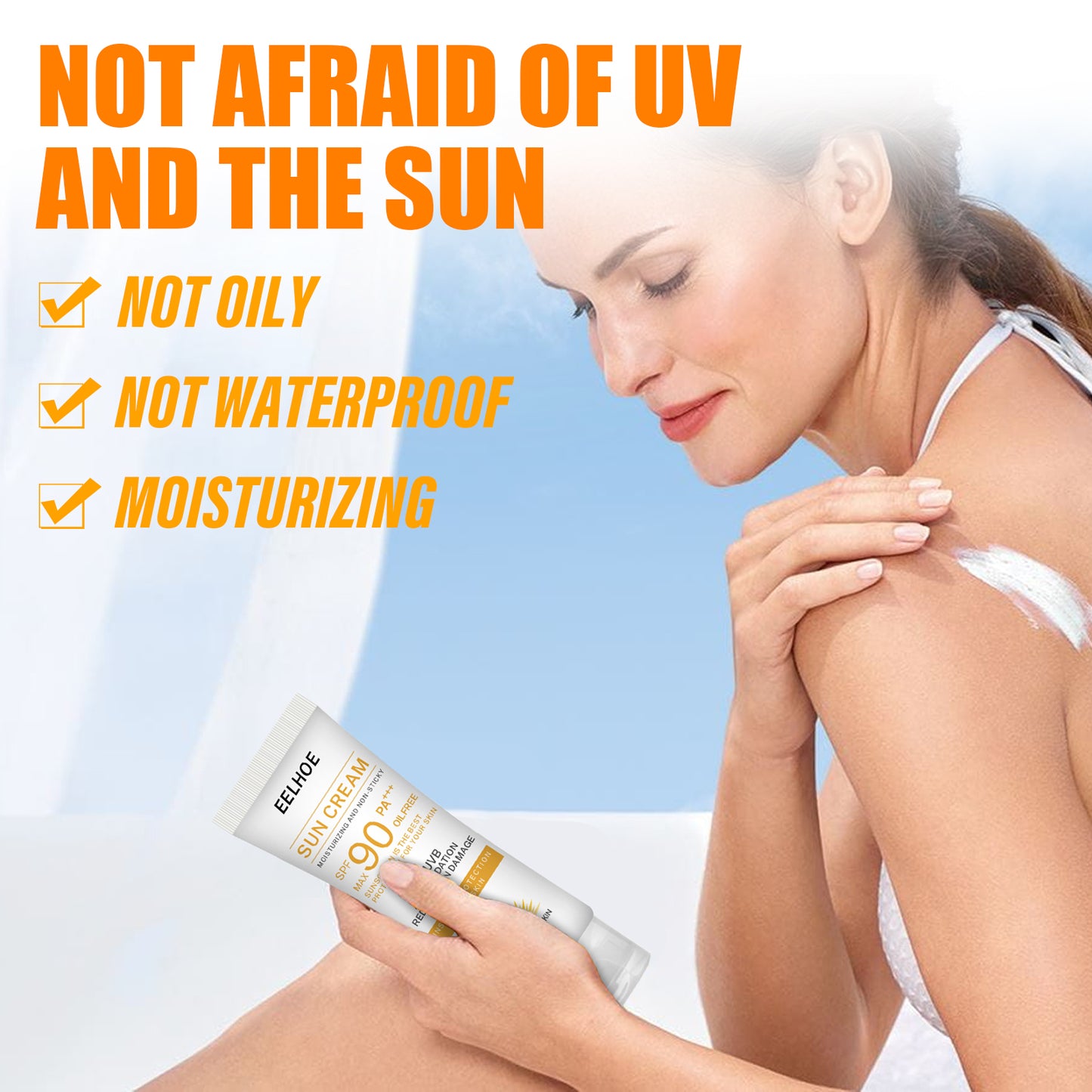 GDBadais Protective Cream Moisturizes The Face, Body And Skin Protection Without Fake White Summer Refreshing Without Greasy