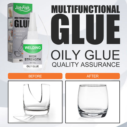 GDBadais Multi-Functional Ceramic Waterproof Transparent Glue, Glass Wood Special Quick-Drying Glue Universal Glue