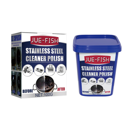 GDBadais Stainless Steel Cleaning Cream, Kitchen Decontaminant Pot Rust, Pot Bottom, Stove Top Black Scale Cleaning Cream