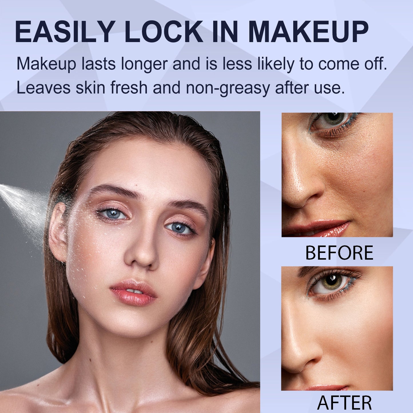 GDBadais Ultra Setting Vaporizer, Light Water Embellish Waterproof And Sweat Is Not Easy To Take Off Makeup Dizzy Makeup Oil Control Fresh Makeup Spray