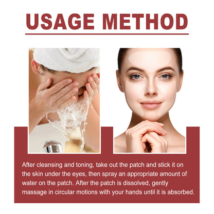 GDBadais Collagen Membrane, Lighten Wrinkles, Bags, Dark Circles, Firm Skin, Plump And Moisturize Eye Rejuvenation Mask