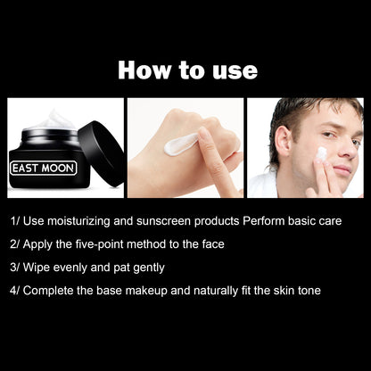 GDBadais Men's No Makeup Cream Light Makeup Concealer Acne Imprinted skin Blemishes hydrating moisturizing lazy Skin Beauty Cream