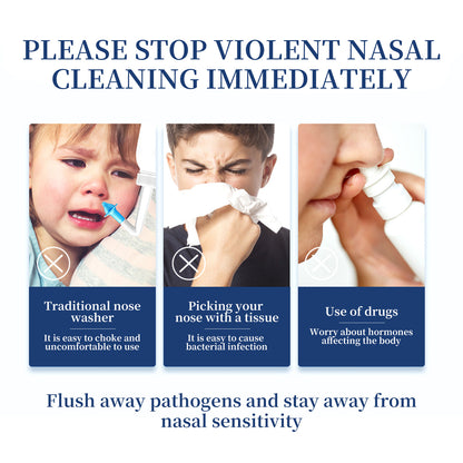 GDBadais Physiological Seawater Nasal Spray, Nasal Gentle Cleansing Nasal Nasal Itchy Spray