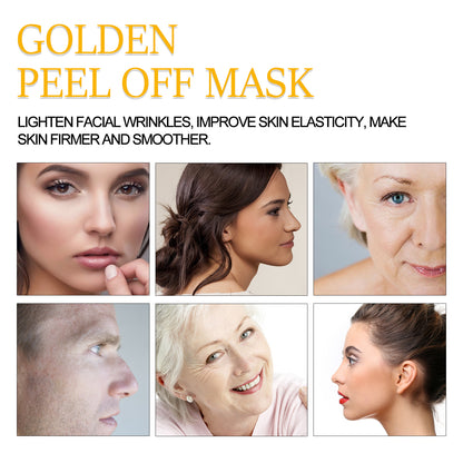 GDBadais 24k Gold Peel Mask Deeply Cleanses The Skin Of Blackheads, Pimples, Delicate Pores And Tighteners Skin Care