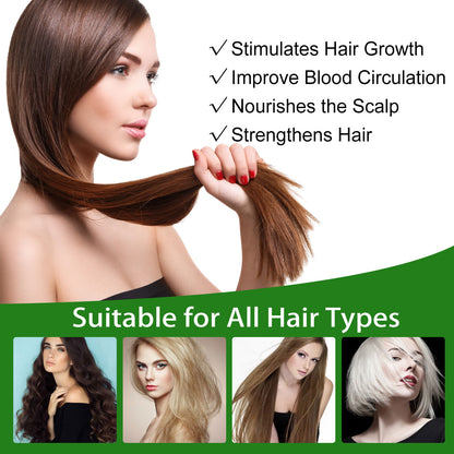 GDBadais Rosemary Hair Essential Oil Gentle Scalp Care Soft Shine Natural Fluffy Hair Essential Oil