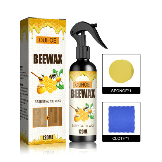 GDBadais Furniture Beeswax Spray, Furniture Floor Care Polishing Waterproof Anti-Cracking Scratches Refurbished Care Wax