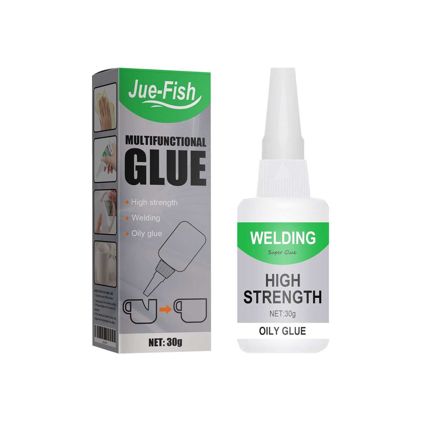 GDBadais Multi-Functional Ceramic Waterproof Transparent Glue, Glass Wood Special Quick-Drying Glue Universal Glue