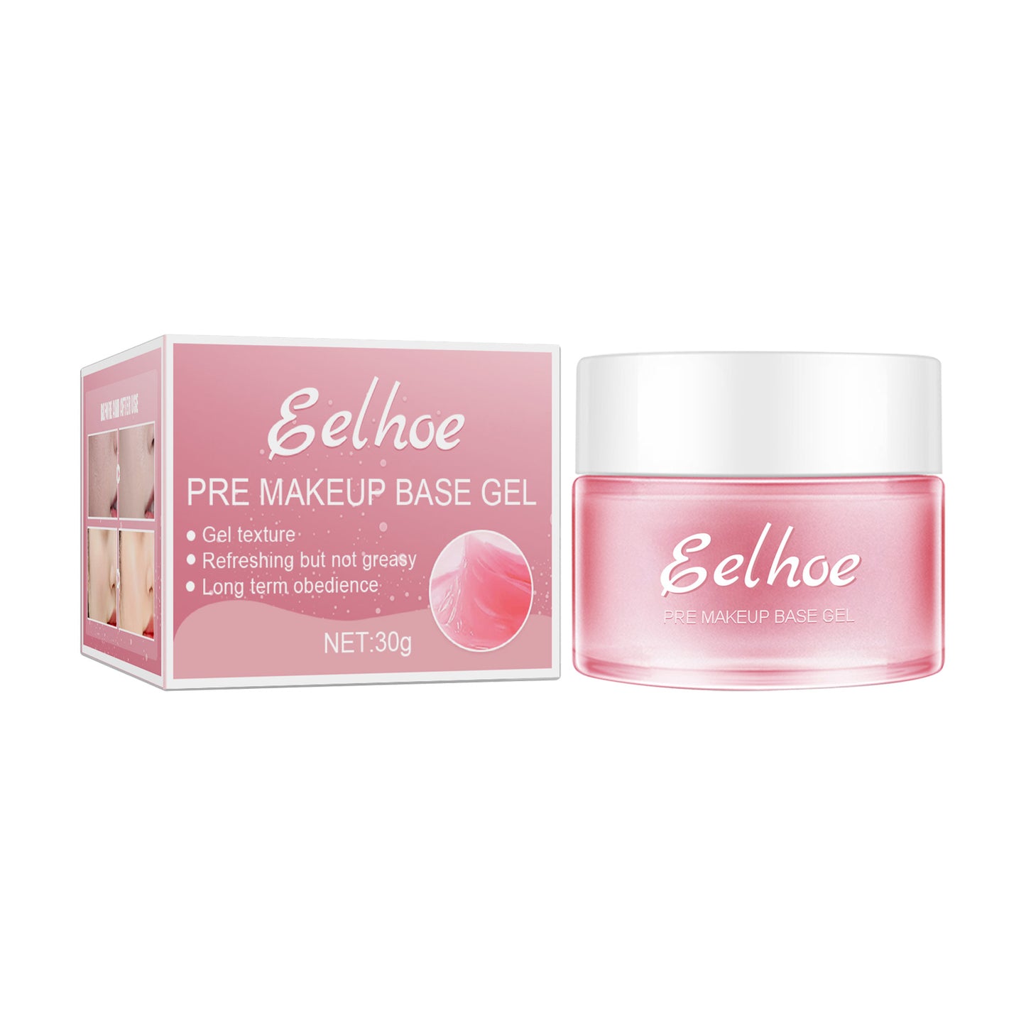 GDBadais Base Gel For Makeup, Pre-makeup Moisturizing And Firming Skin Isolation Base Concealer Cream