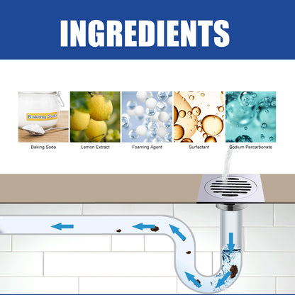 GDBadais Drain Gel Pipe Unclogger, Kitchen Bathroom Sewer Odor Cleaning Dissolves Dredging To Prevent Clogging