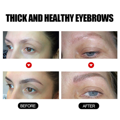 GDBadais Eyebrow Liquid Dark Thick Natural Oil Eyebrow Repair Mild Moisturizing Treatment