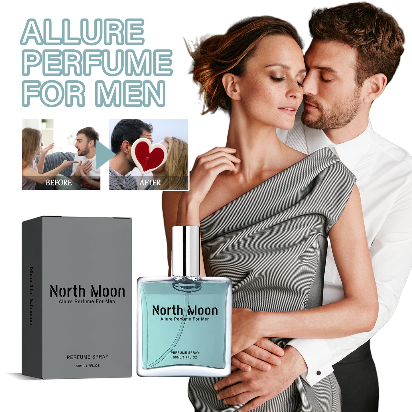 GDBadais Men's Charm Perfume Men Release Charm Natural Fresh Lasting Light Fragrance Niche Perfume